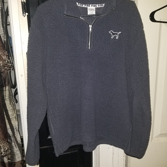 Victoria Secret Sherpa Quarter Zip Shirt,Never Worn - Picture 3 of 3